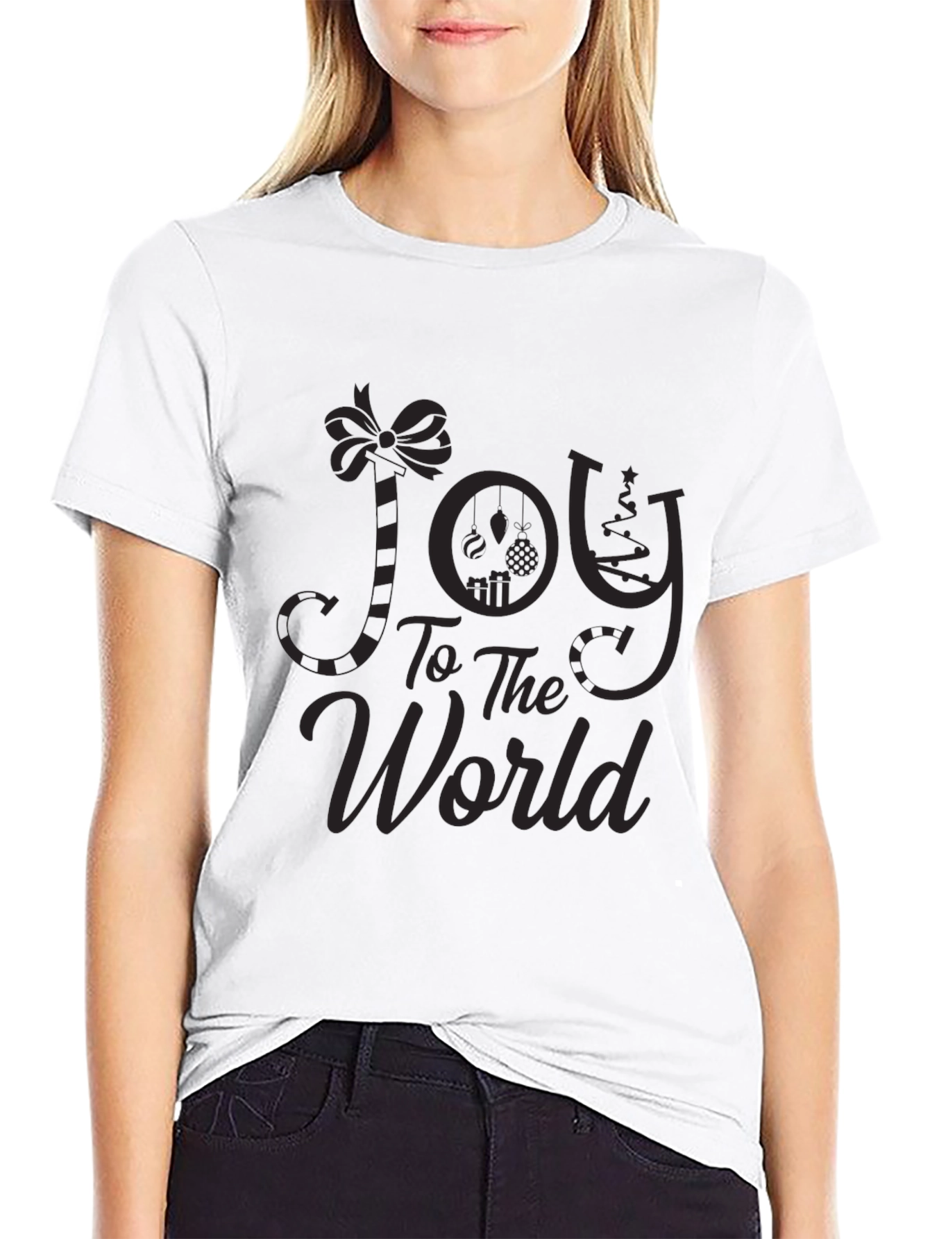 Joy To The World Holiday Graphic Tee