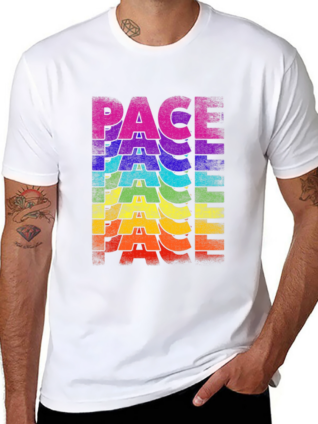 Rainbow PACE Graphic Tee