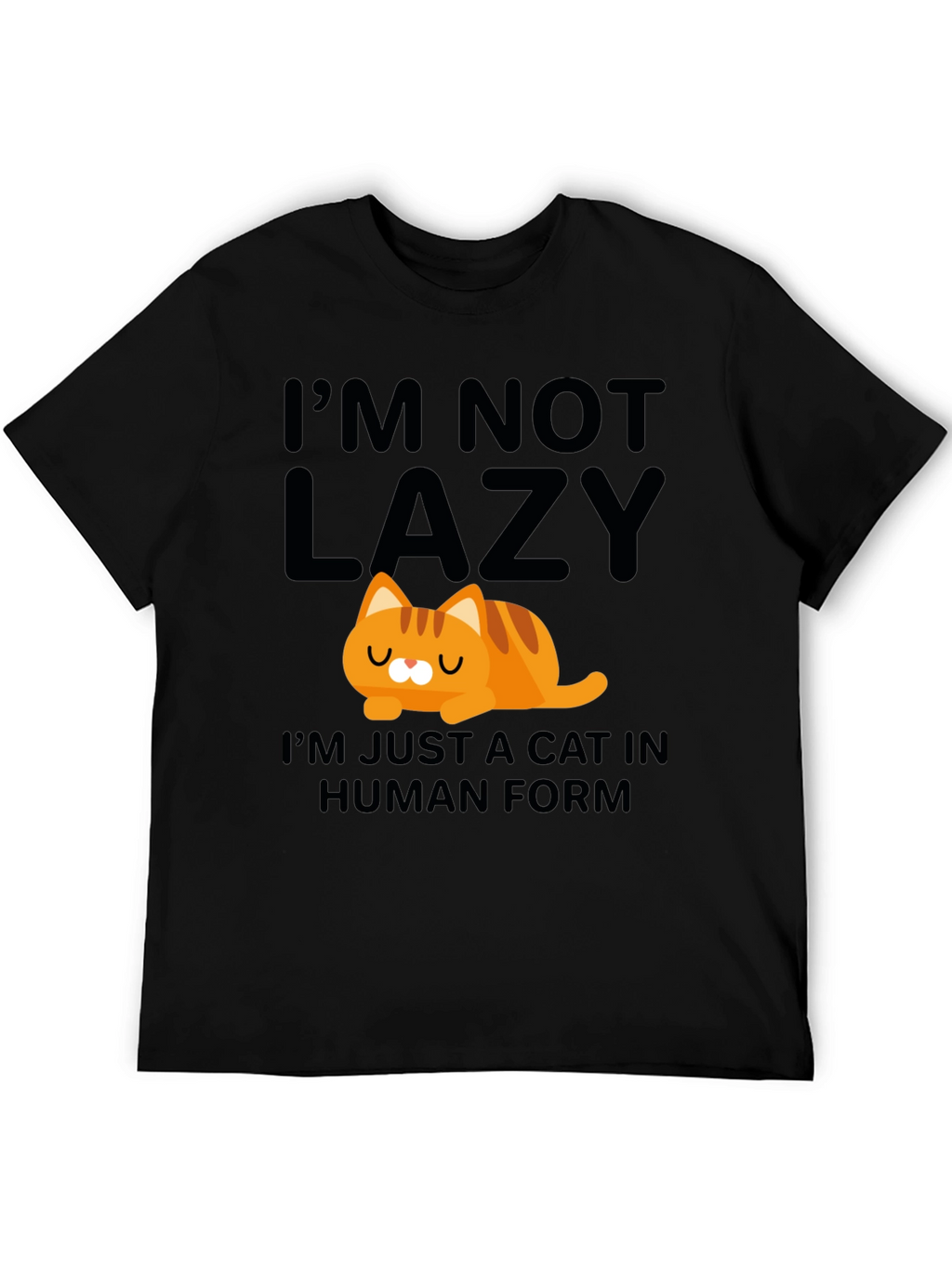 Lazy Cat in Human Form T-Shirt