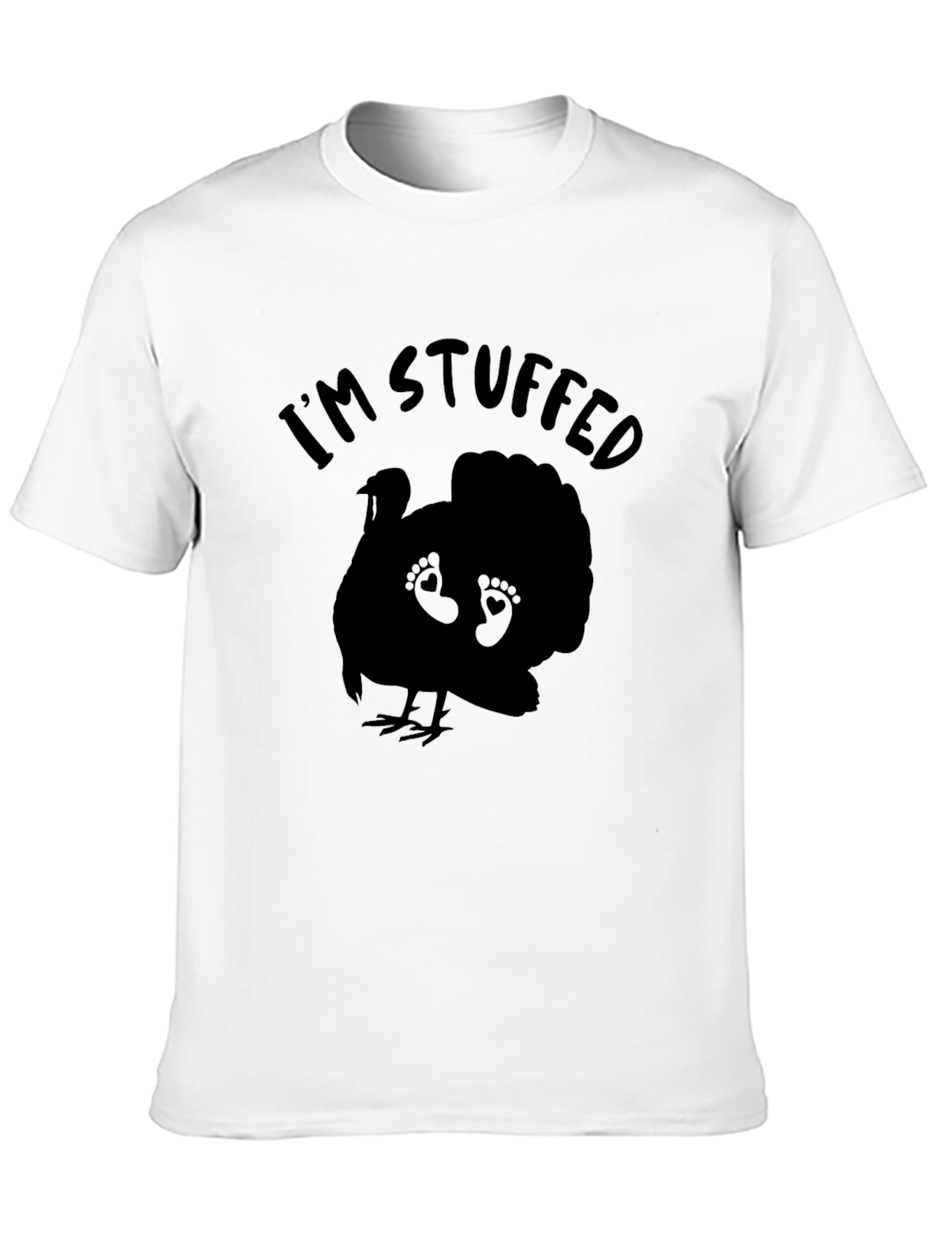 Im Stuffed Turkey Pregnancy T-Shirt - Thanksgiving Maternity Tee