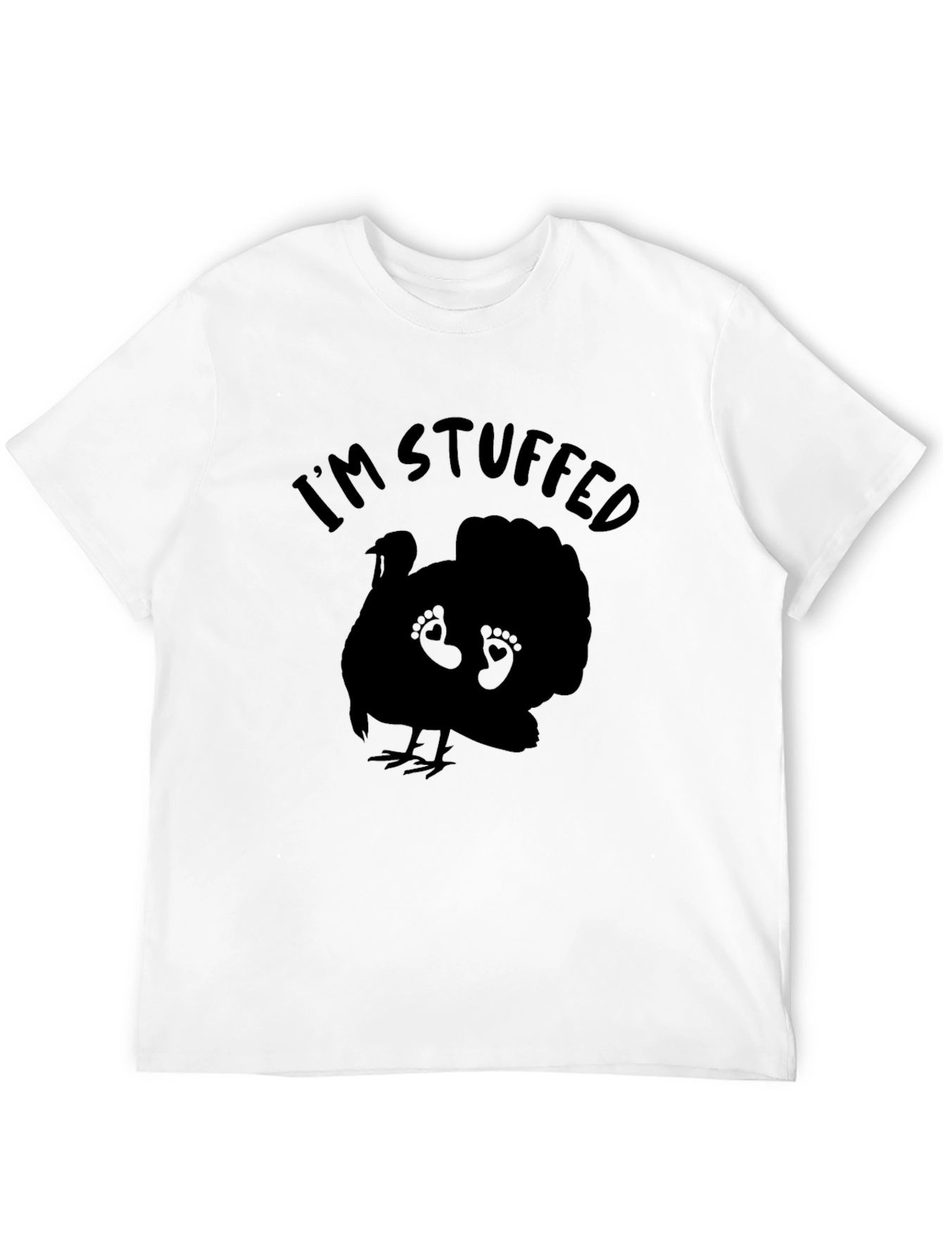 Im Stuffed Turkey Pregnancy T-Shirt - Thanksgiving Maternity Tee