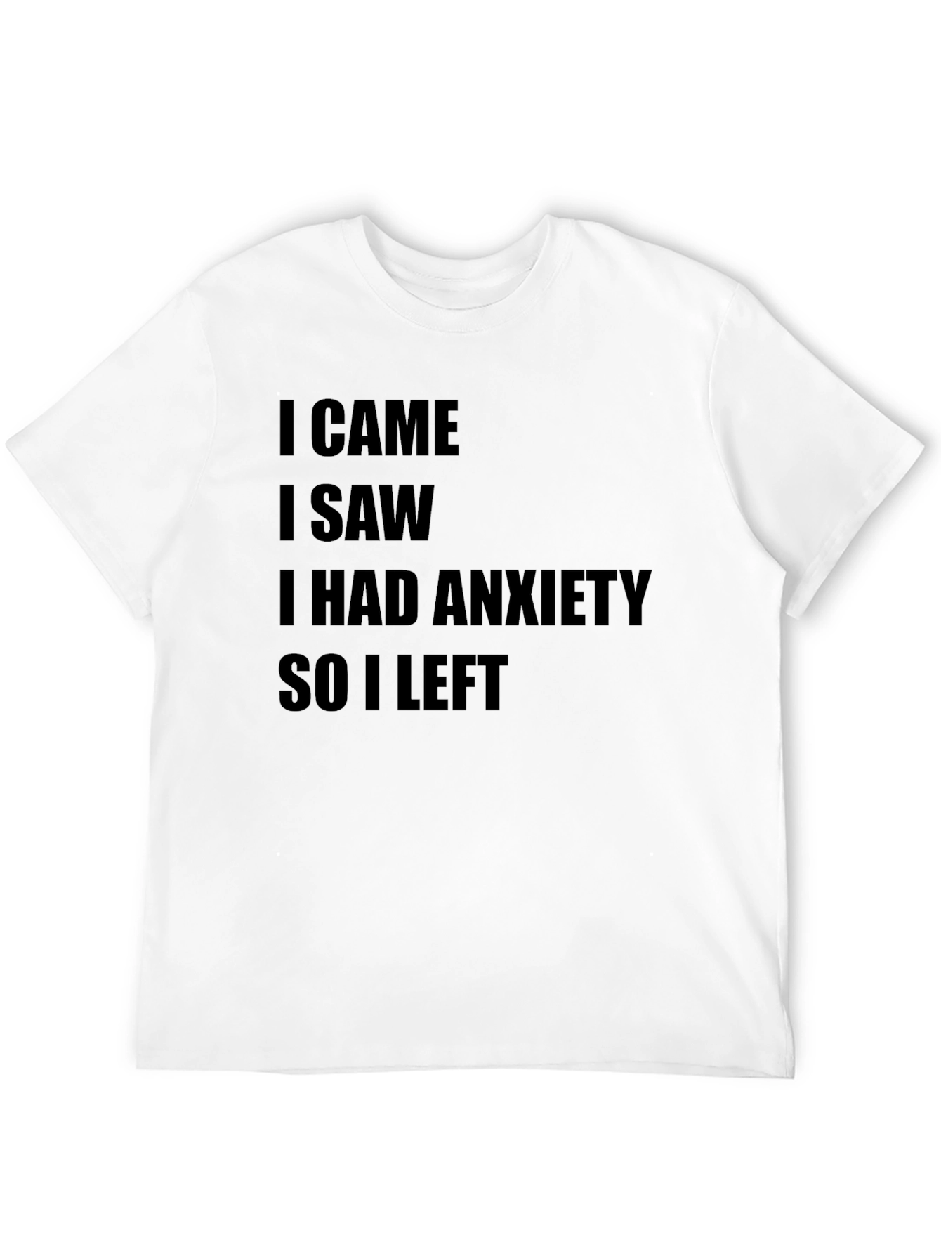 Anxiety Statement Tee - Soft Everyday Comfort