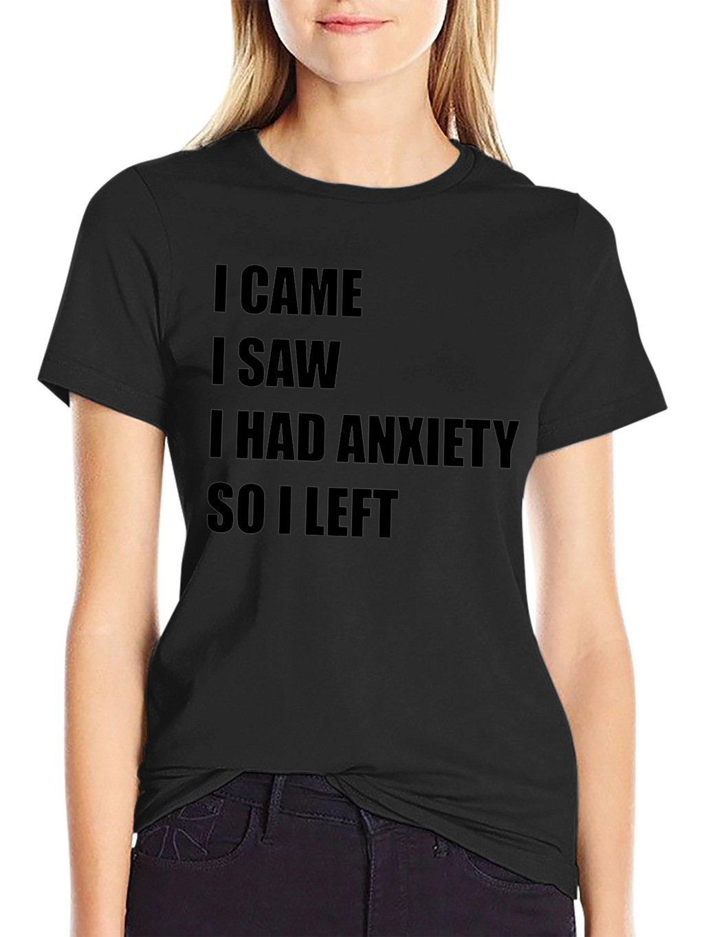 Anxiety Statement Tee - Soft Everyday Comfort