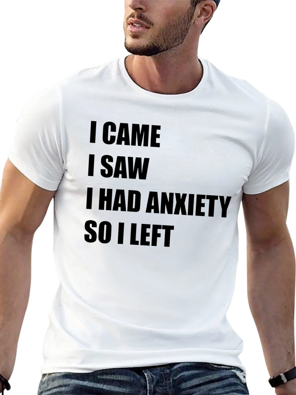 Anxiety Statement Tee - Soft Everyday Comfort