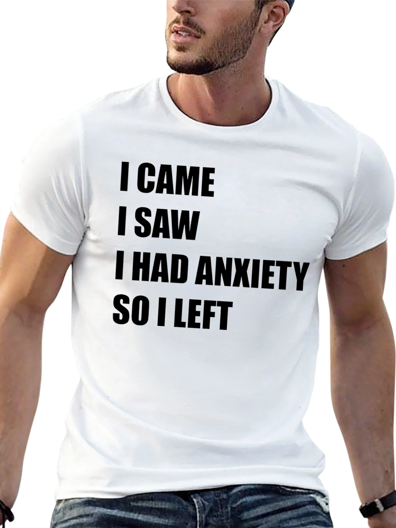 Anxiety Statement Tee - Soft Everyday Comfort