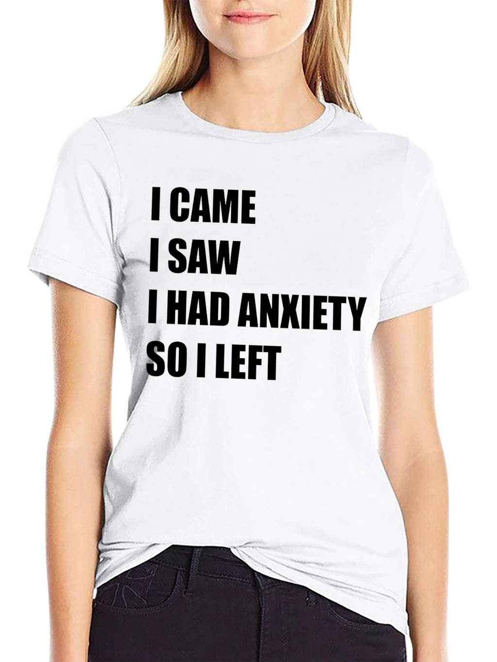 Anxiety Statement Tee - Soft Everyday Comfort
