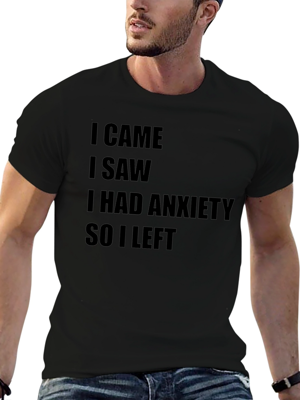 Anxiety Statement Tee - Soft Everyday Comfort