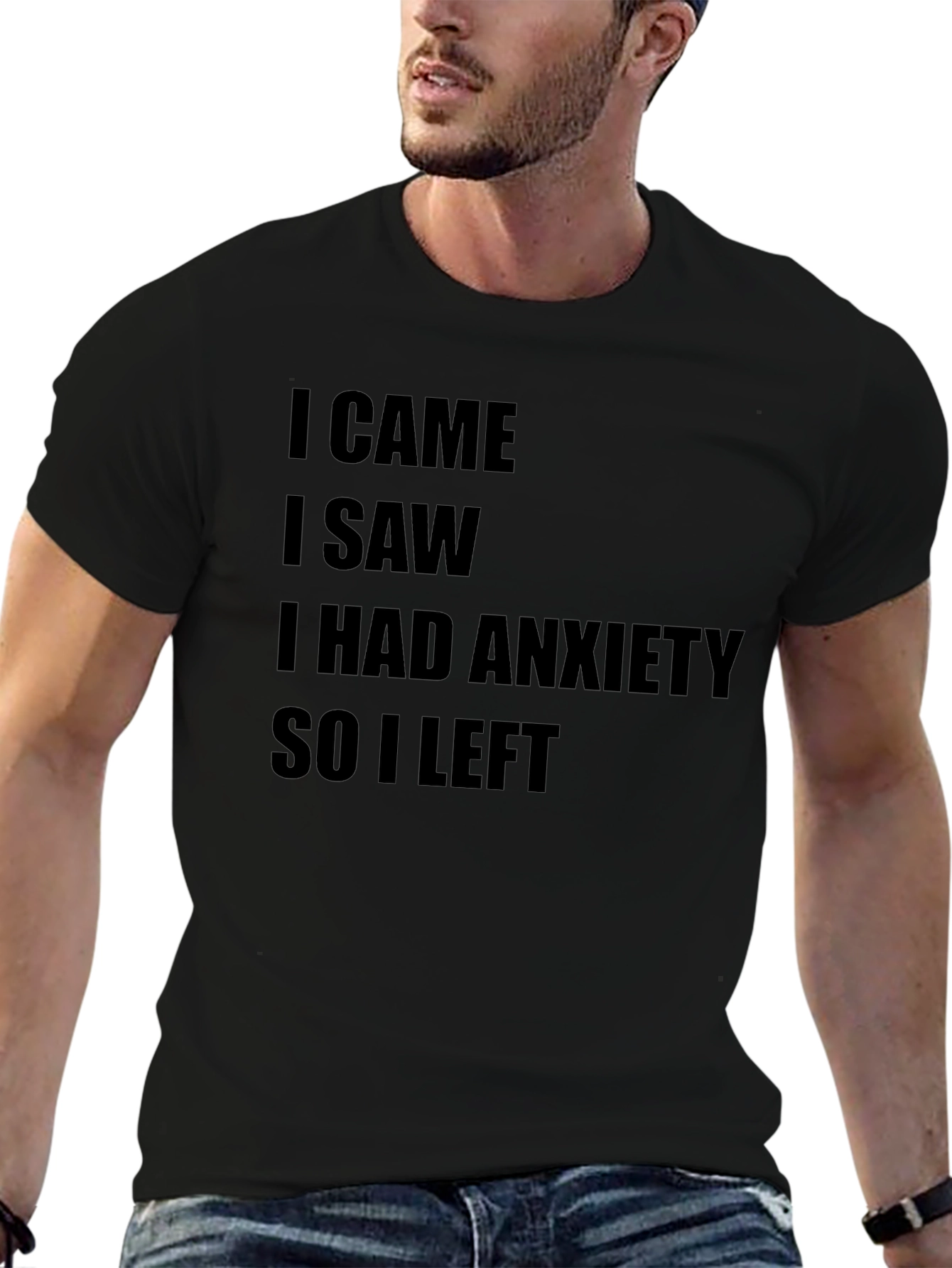 Anxiety Statement Tee - Soft Everyday Comfort