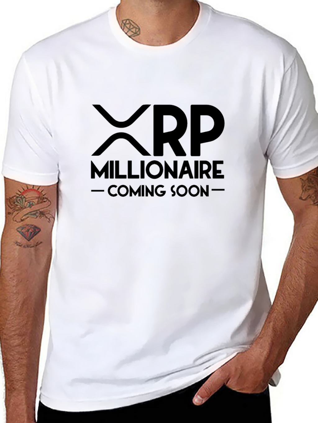 XRP Millionaire Coming Soon Black T-Shirt