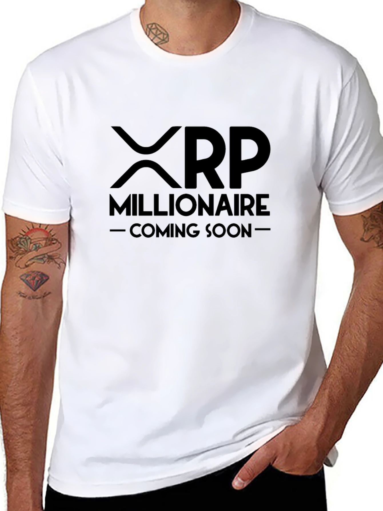 XRP Millionaire Coming Soon Black T-Shirt