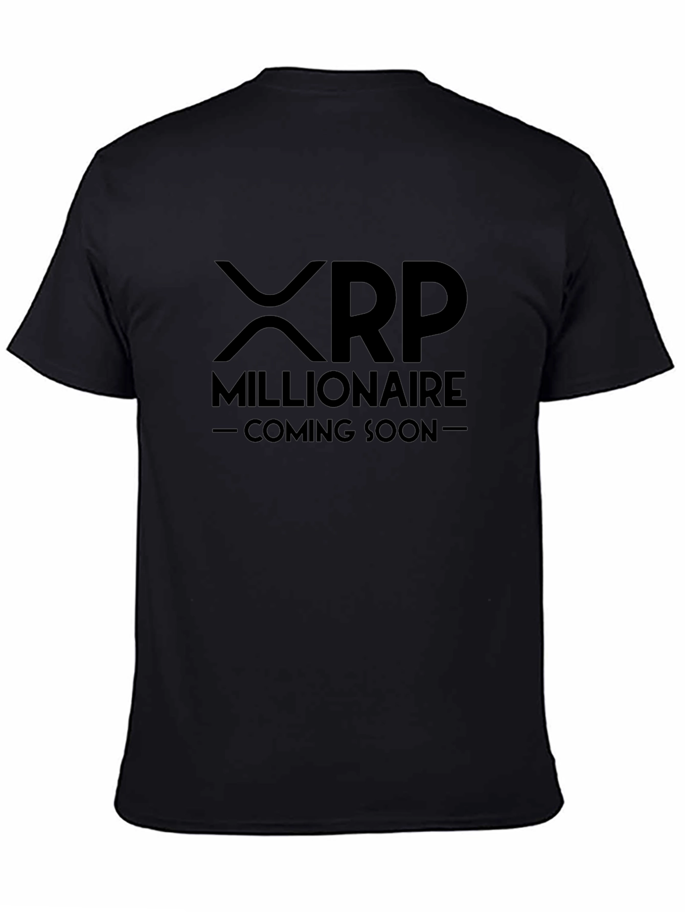 XRP Millionaire Coming Soon Black T-Shirt