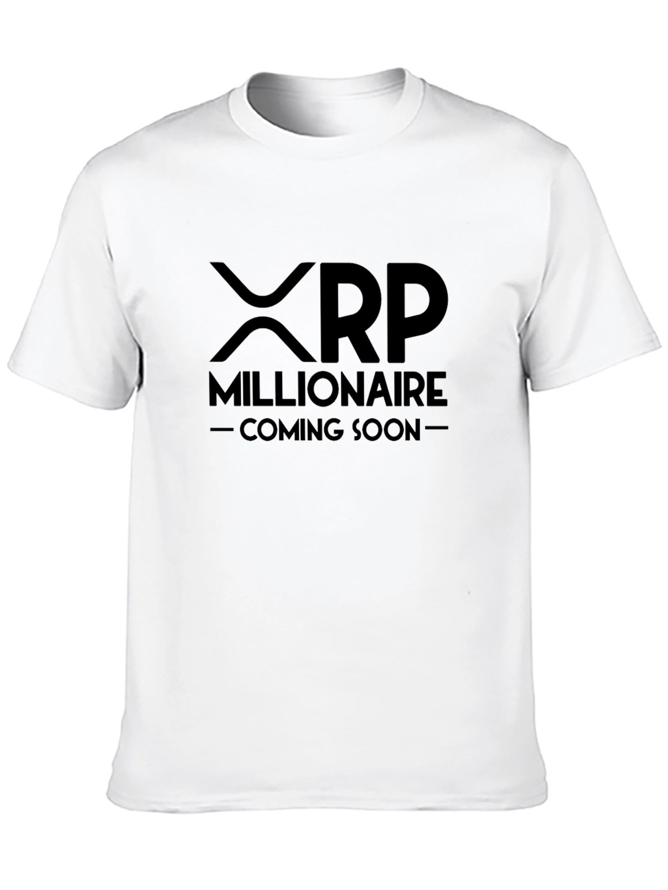 XRP Millionaire Coming Soon Black T-Shirt