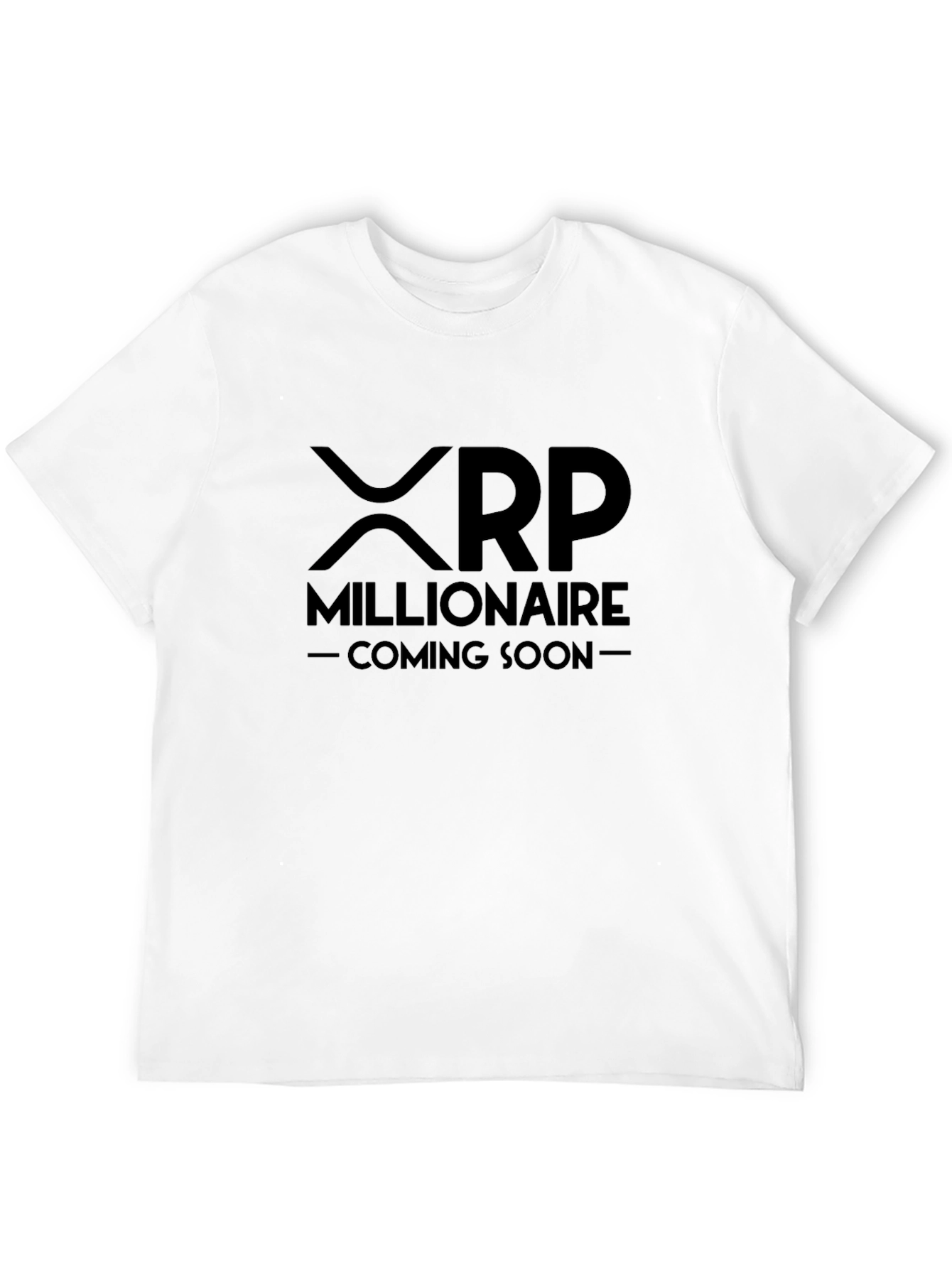 XRP Millionaire Coming Soon Black T-Shirt