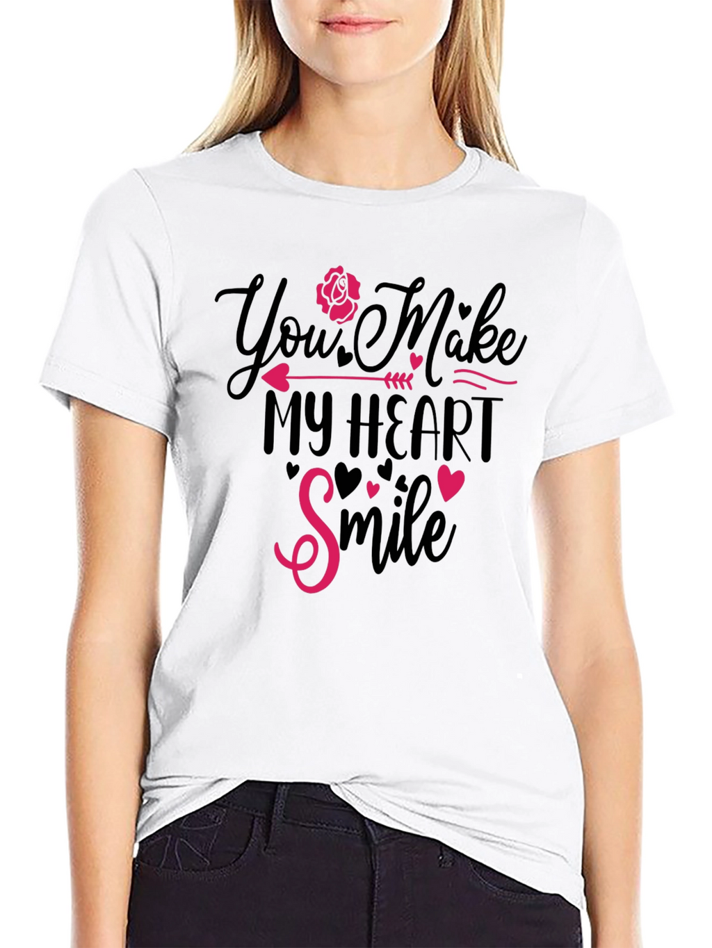 You Make My Heart Smile Valentines Day T-Shirt