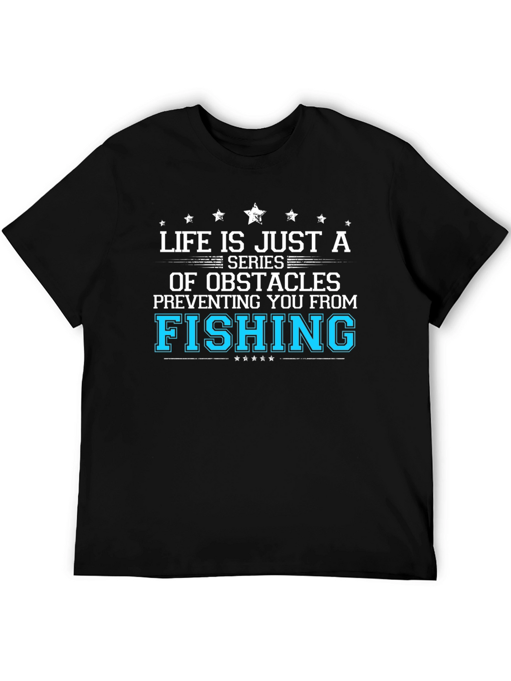 Fishing Obstacles Graphic Tee