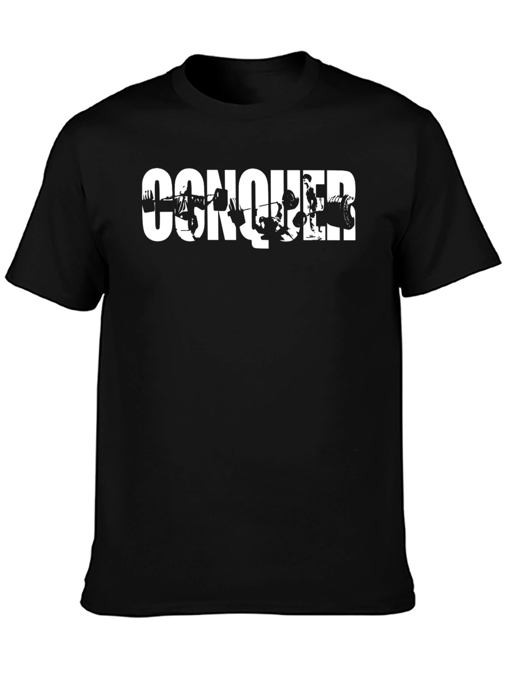 Conquer Graphic T-Shirt - Fitness Apparel