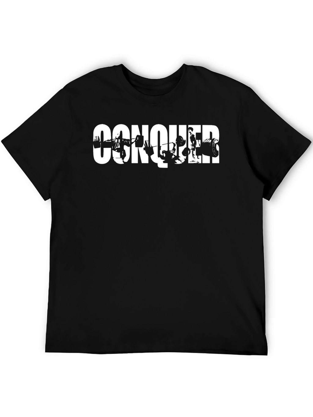 Conquer Graphic T-Shirt - Fitness Apparel
