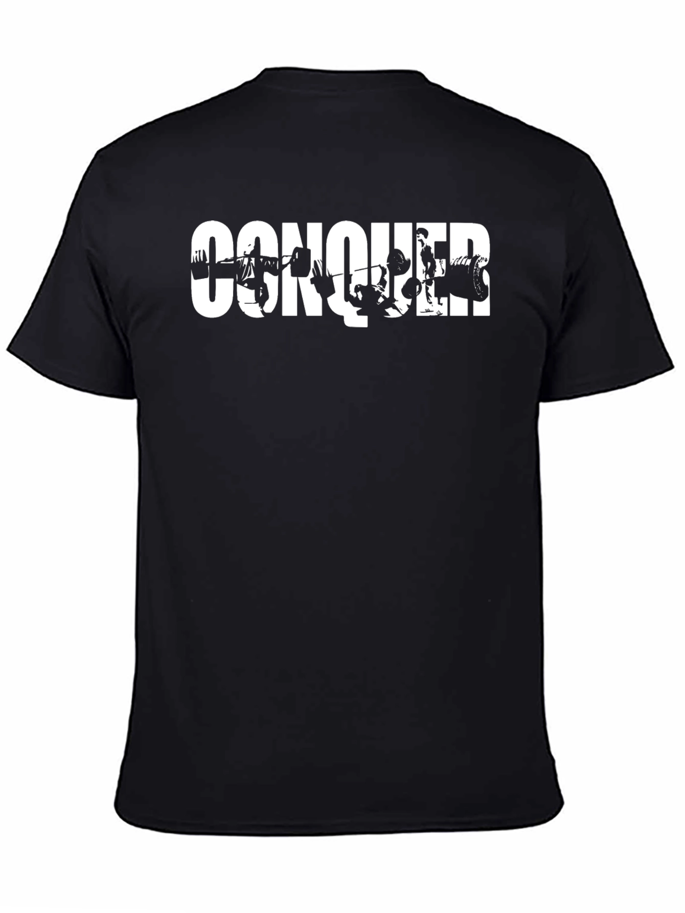Conquer Graphic T-Shirt - Fitness Apparel