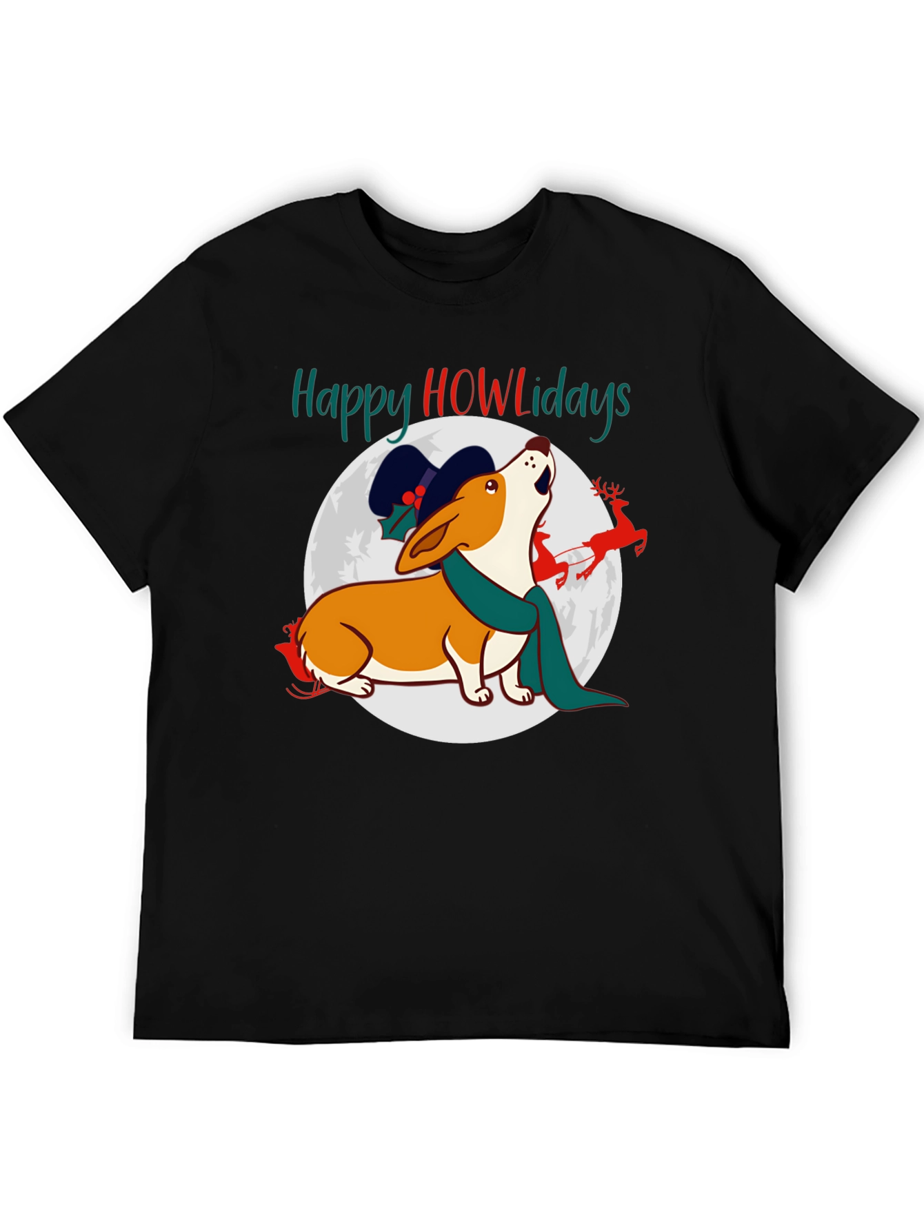 Happy Howlidays Dog Christmas T-Shirt
