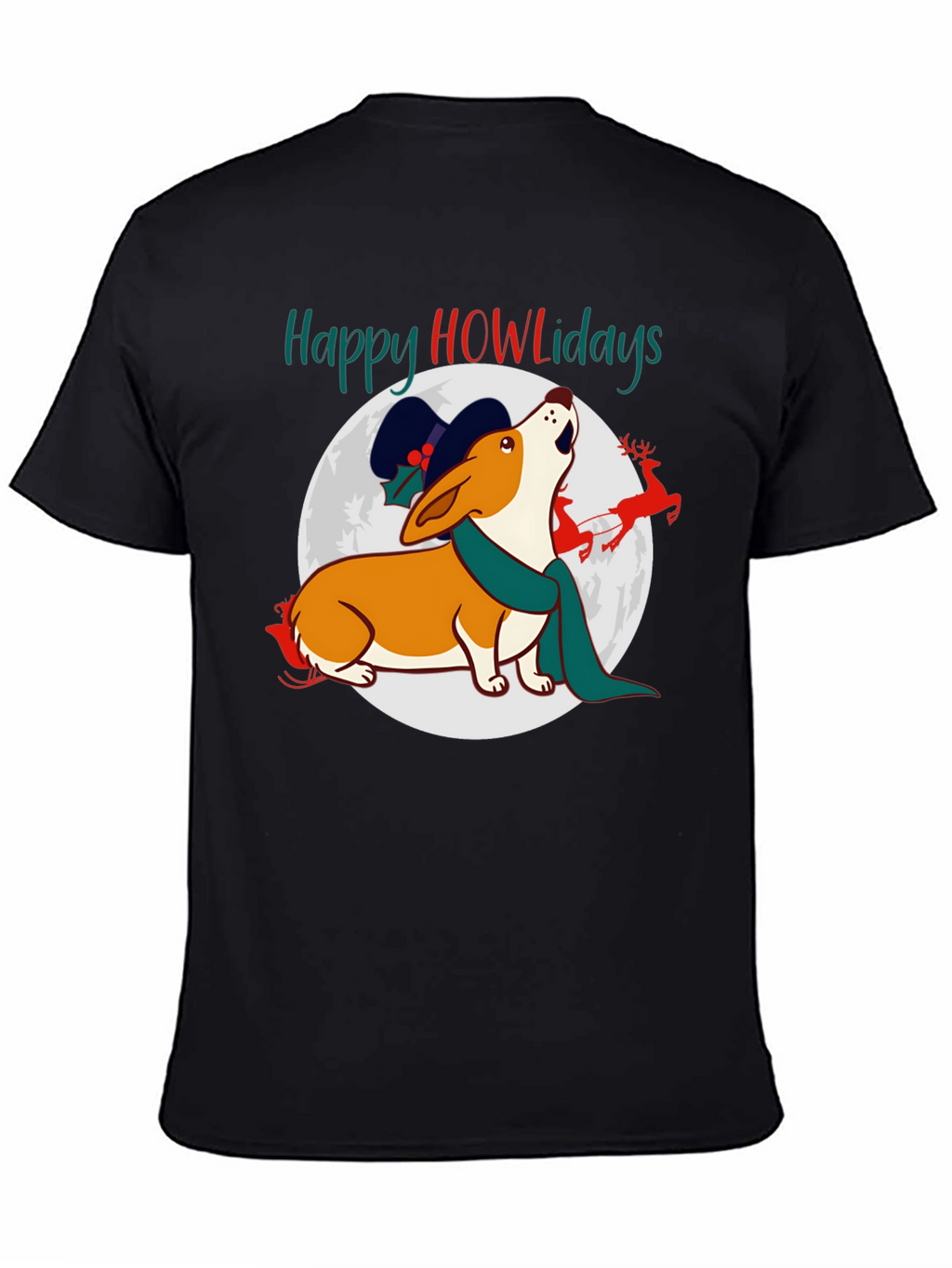 Happy Howlidays Dog Christmas T-Shirt