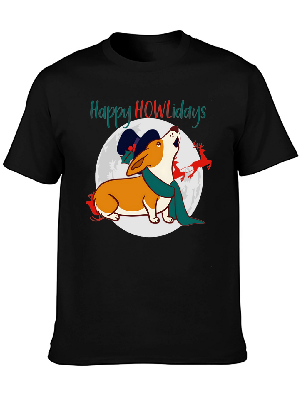Happy Howlidays Dog Christmas T-Shirt