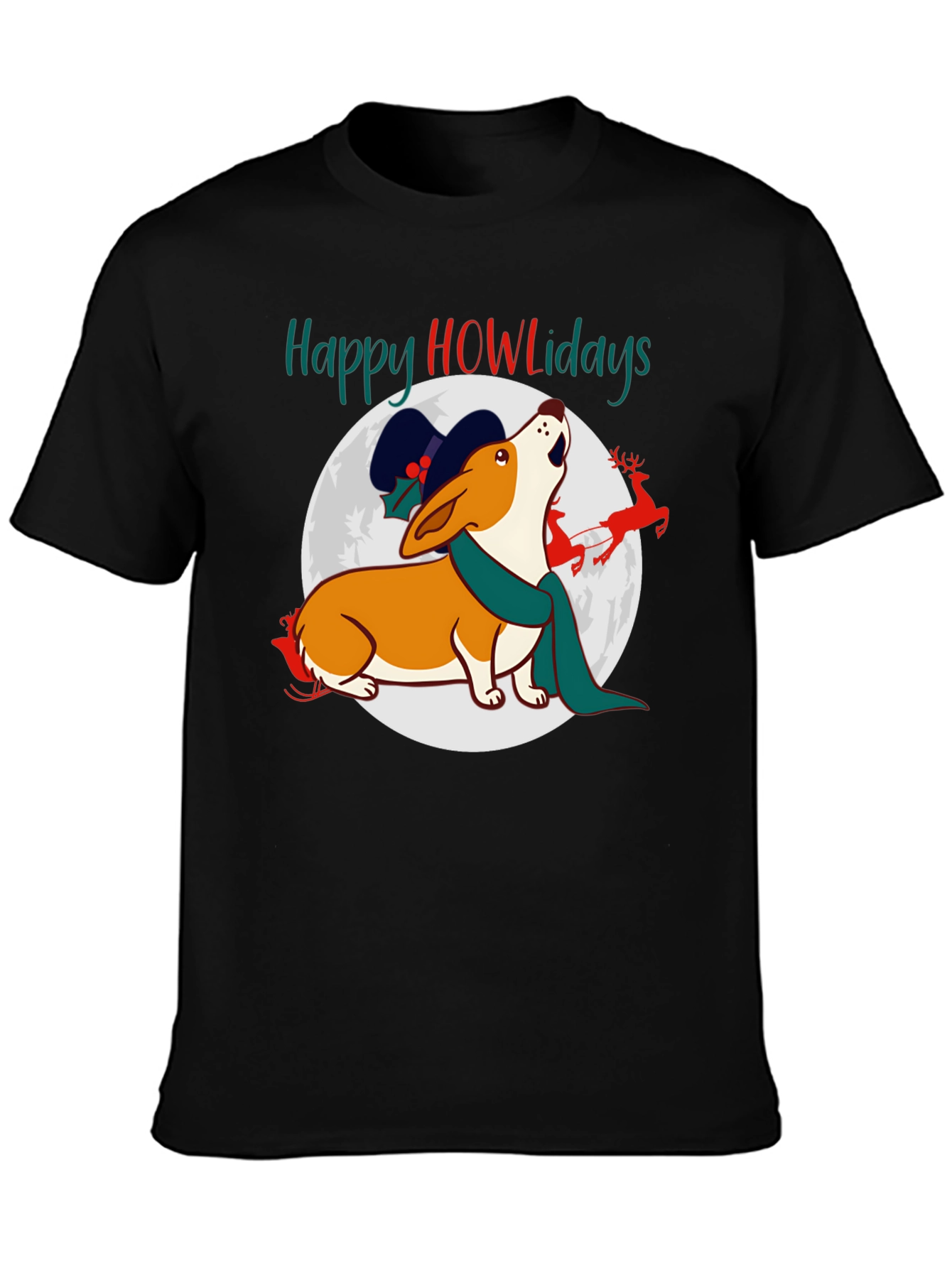 Happy Howlidays Dog Christmas T-Shirt