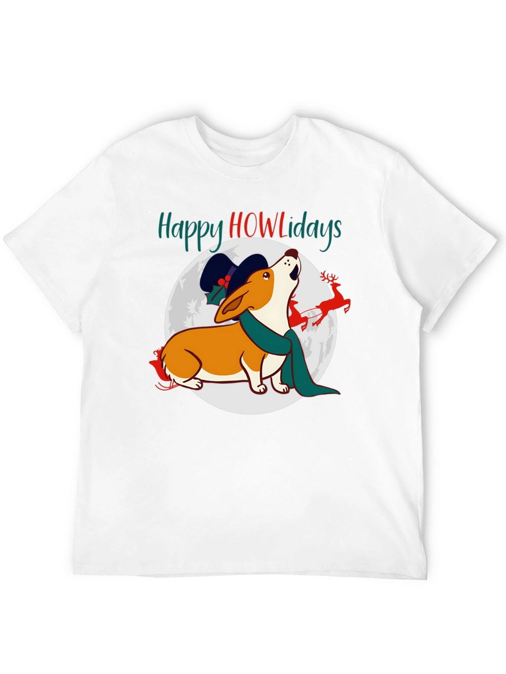 Happy Howlidays Dog Christmas T-Shirt