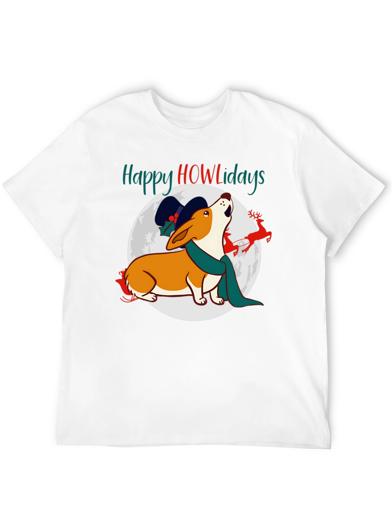 Happy Howlidays Dog Christmas T-Shirt