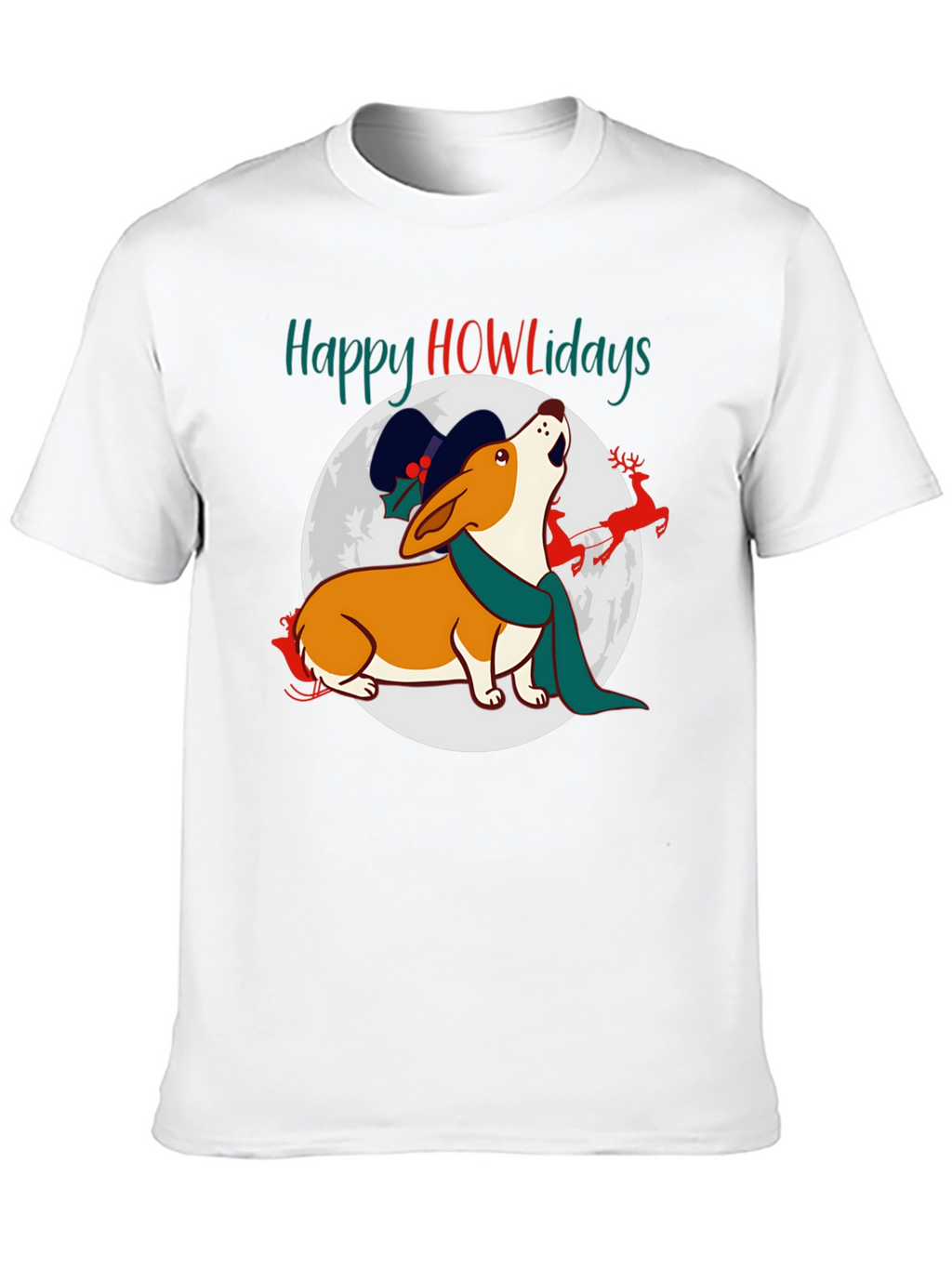 Happy Howlidays Dog Christmas T-Shirt