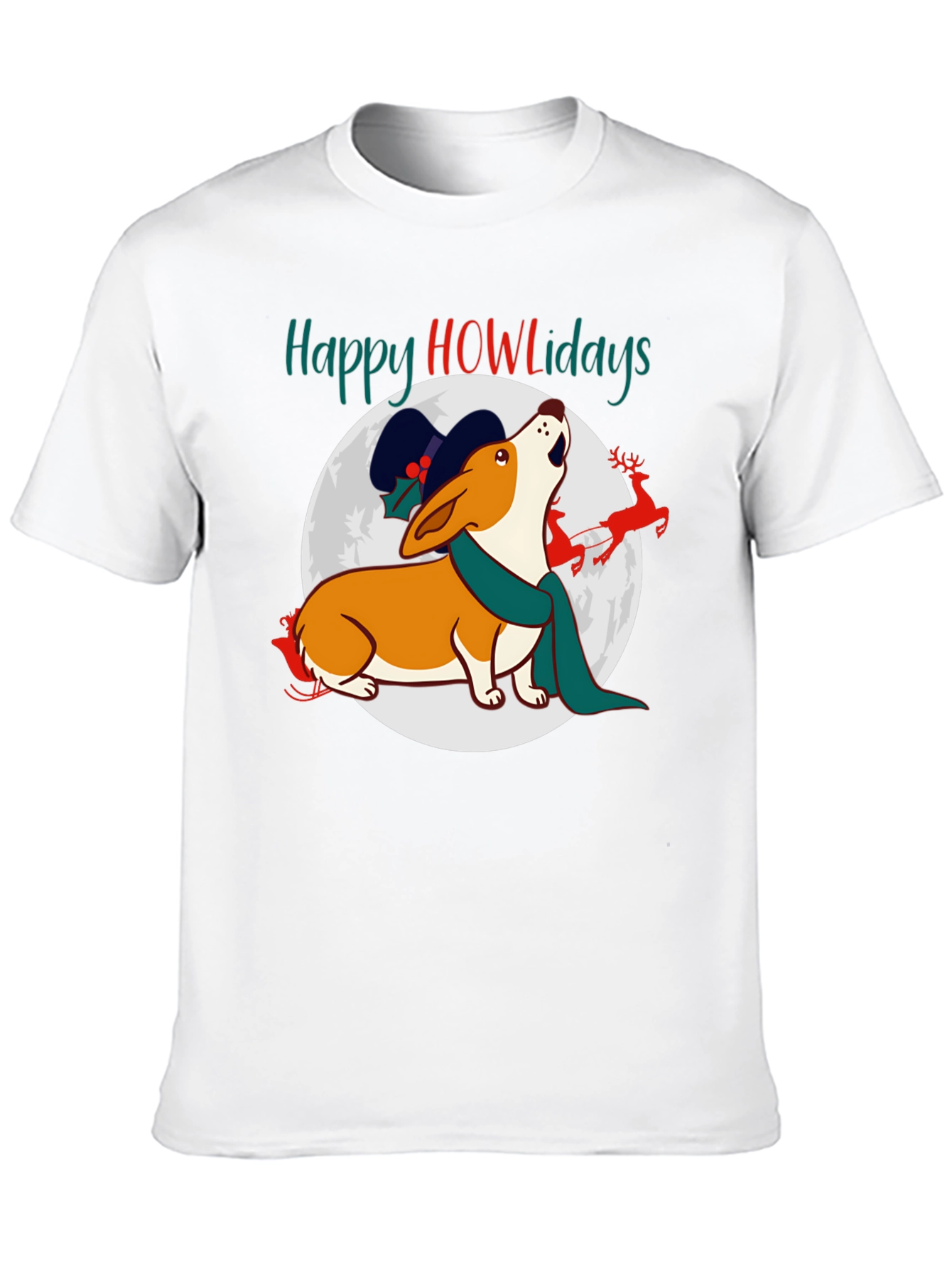 Happy Howlidays Dog Christmas T-Shirt