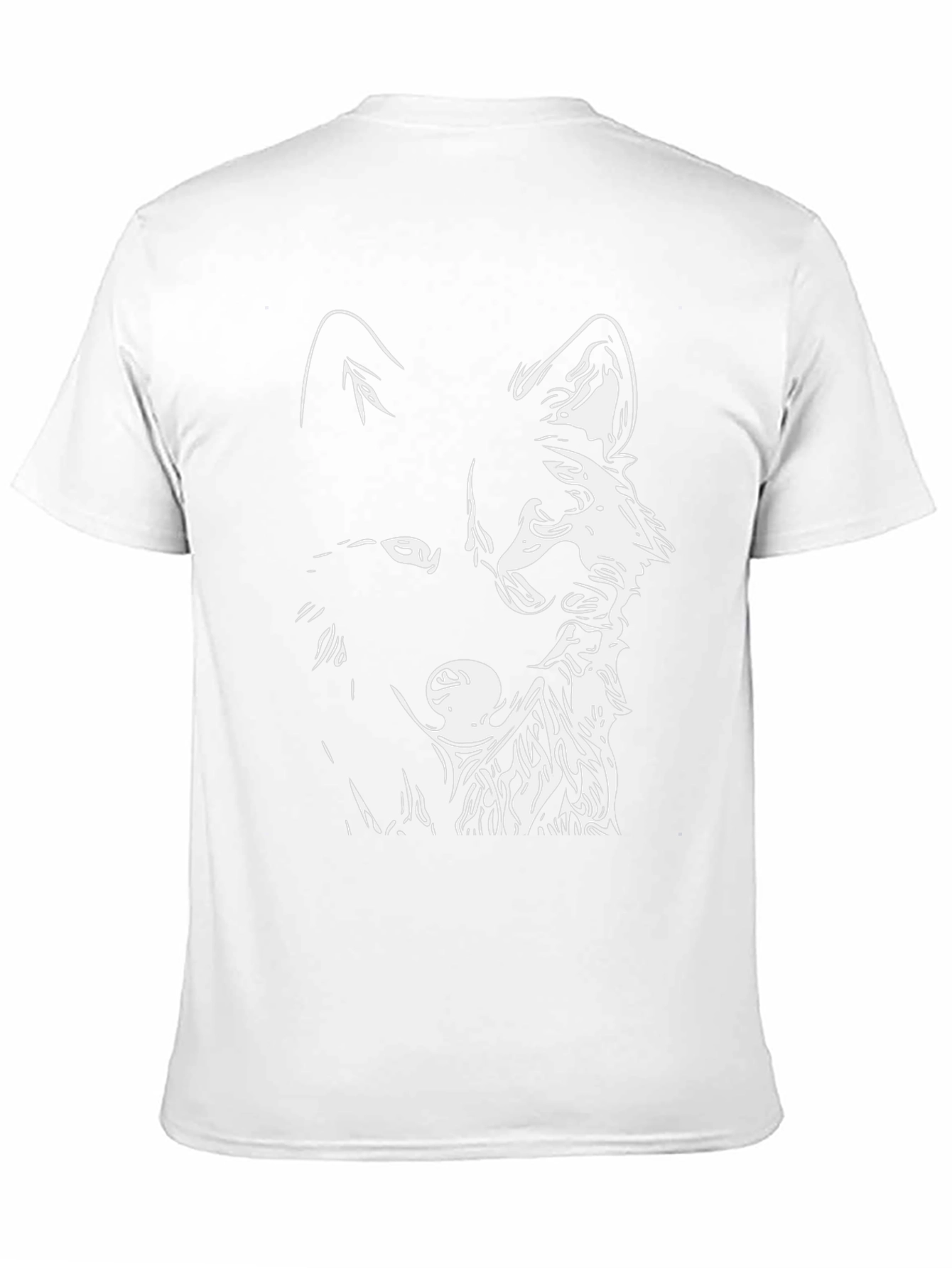 Black Wolf Graphic Tee - Mens Casual Fashion