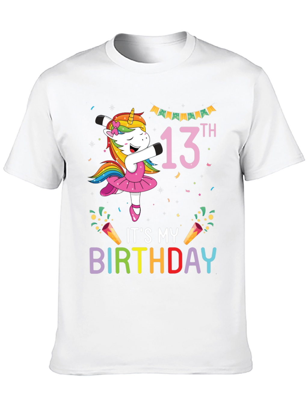 Its My 13th Birthday Unicorn T-Shirt
