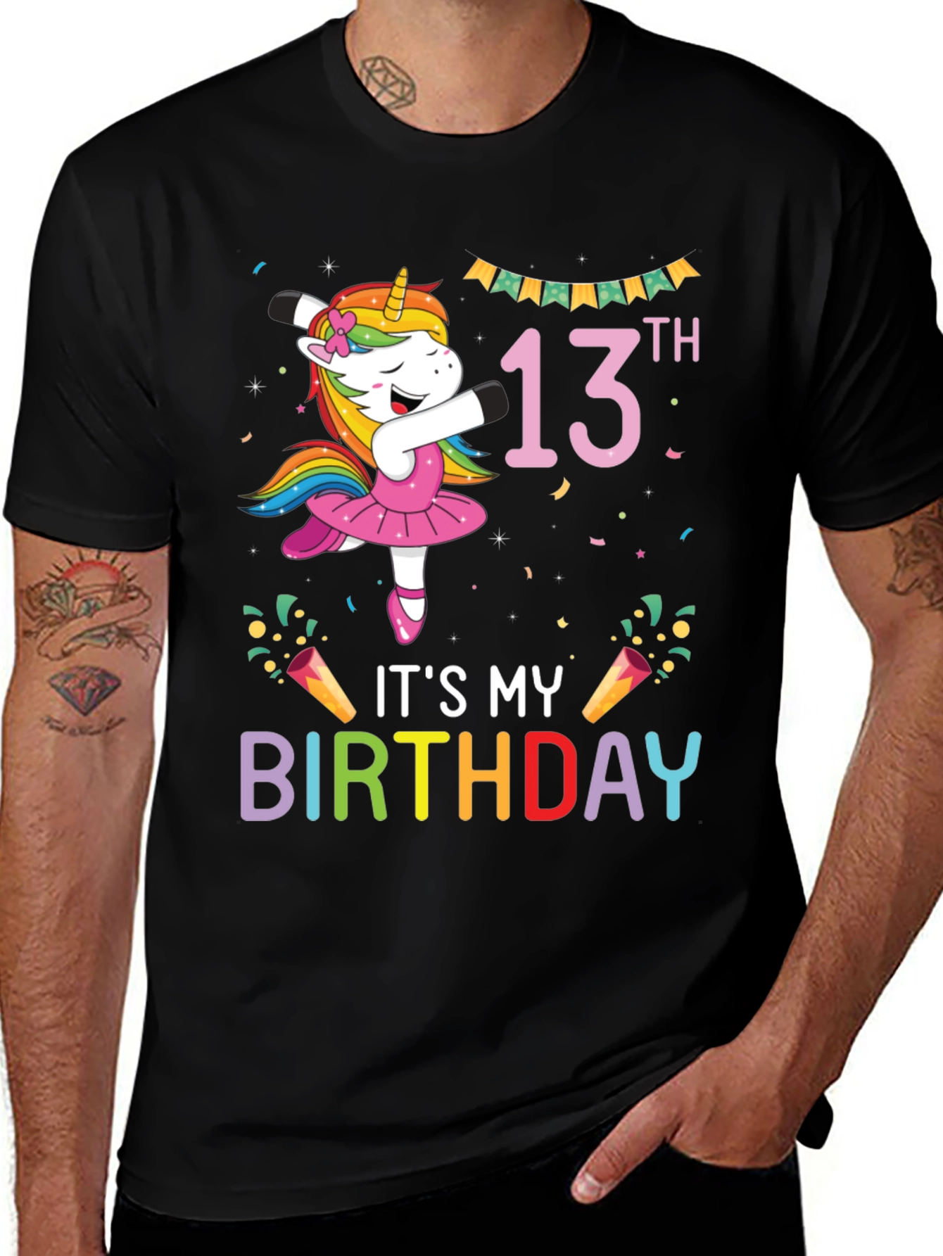 Its My 13th Birthday Unicorn T-Shirt