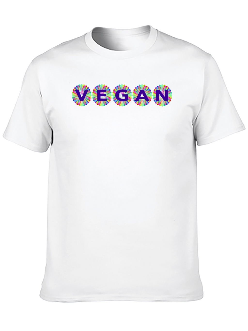 Vegan Flower T-Shirt - Stylish & Comfortable