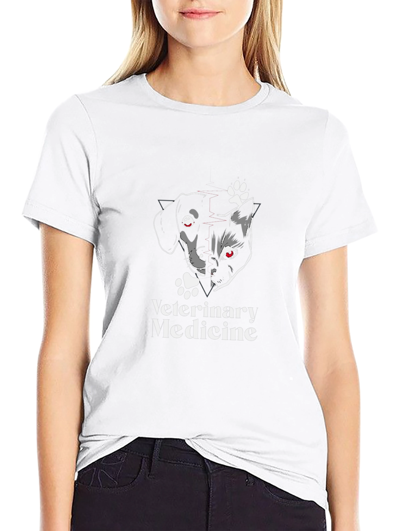 Veterinary Medicine Pet Graphic T-Shirt