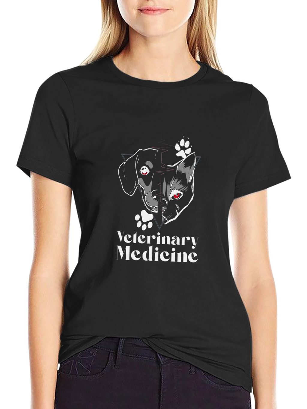 Veterinary Medicine Pet Graphic T-Shirt