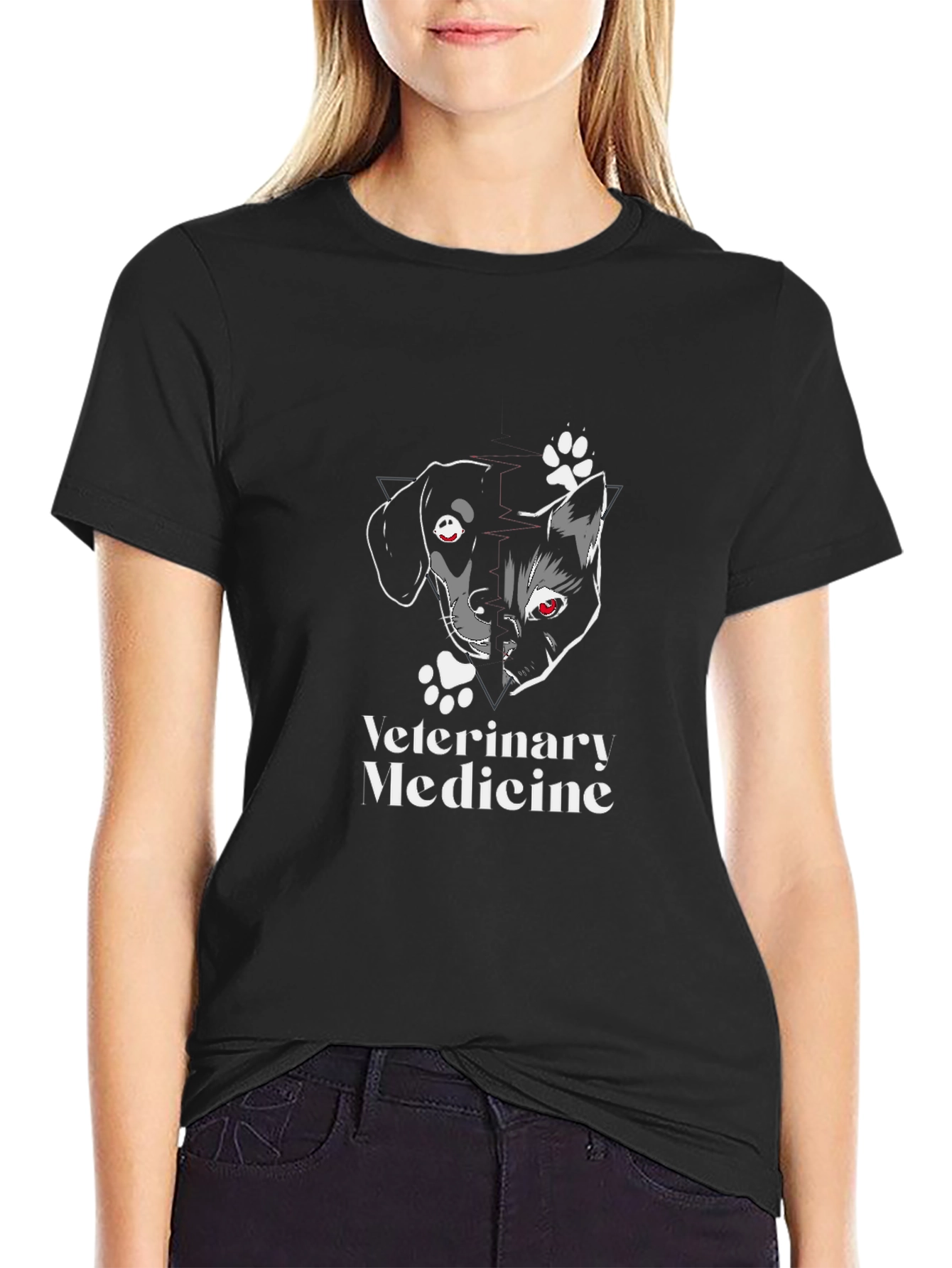 Veterinary Medicine Pet Graphic T-Shirt