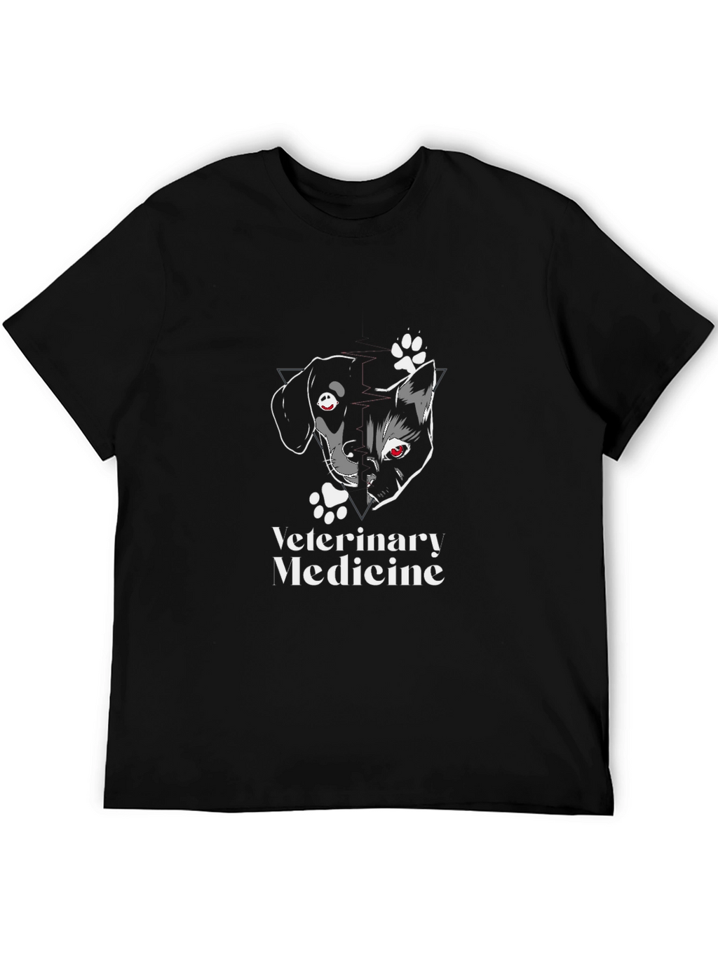 Veterinary Medicine Pet Graphic T-Shirt
