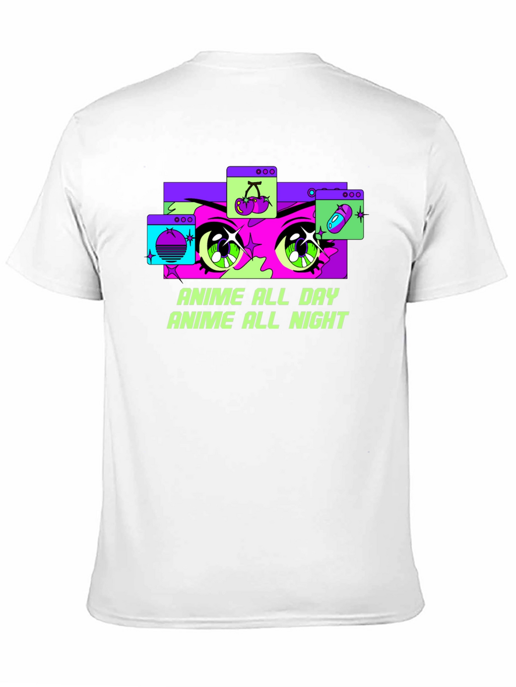 Anime All Day Graphic Tee
