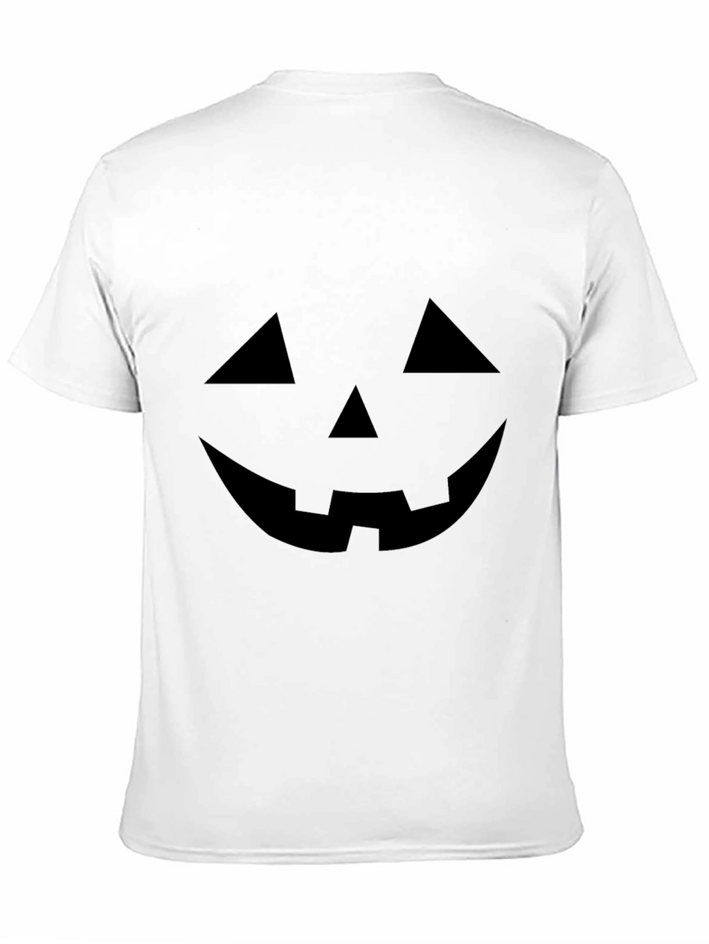 Halloween Pumpkin Face Black T-Shirt