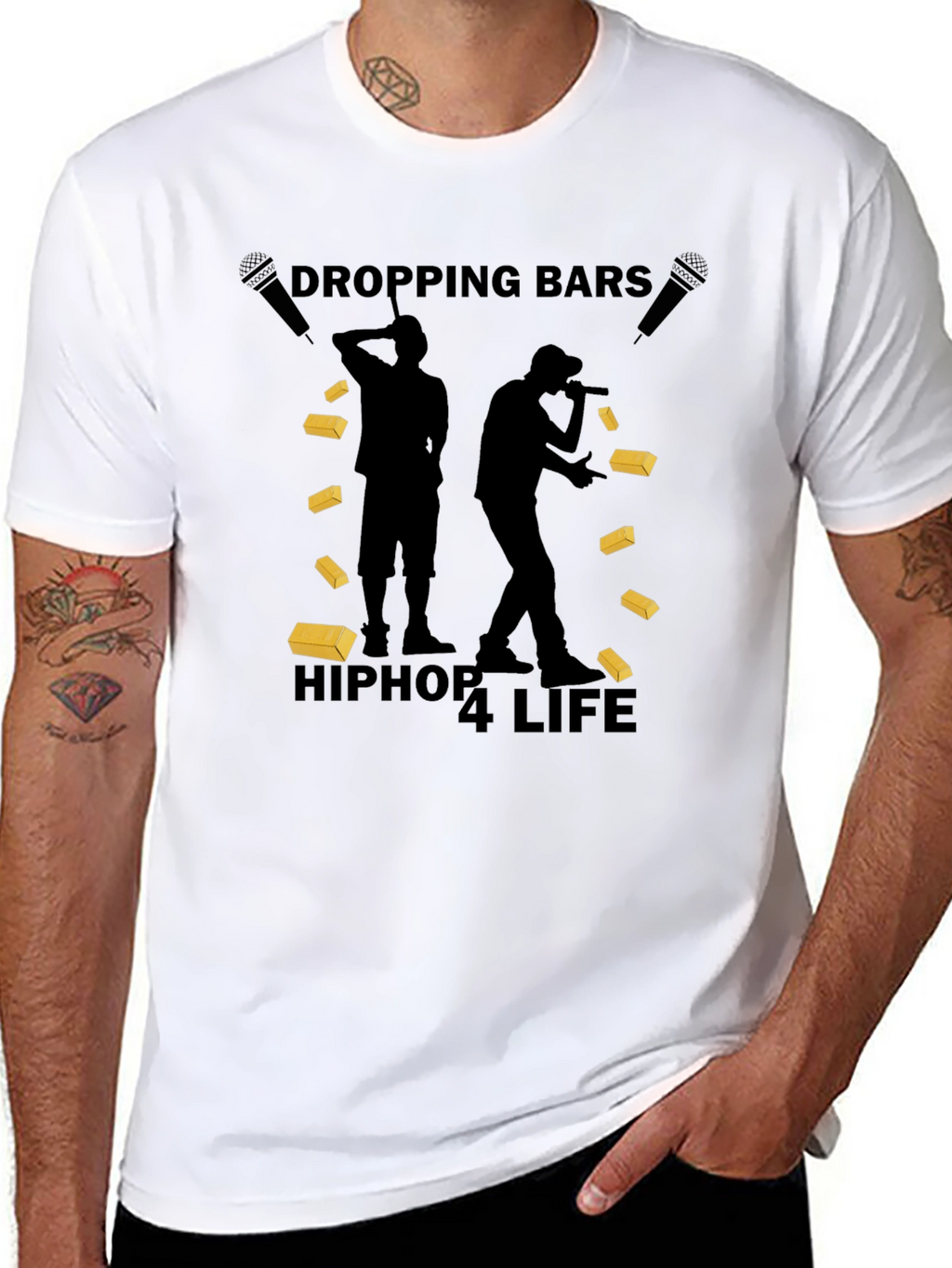 Dropping Bars Hip Hop T-Shirt