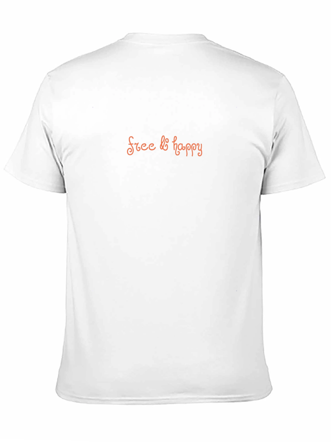 Free & Happy Black Crew Neck T-Shirt