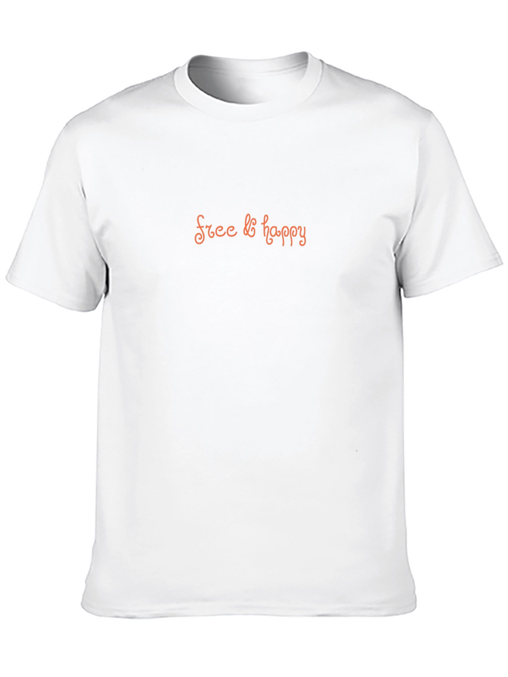 Free & Happy Black Crew Neck T-Shirt