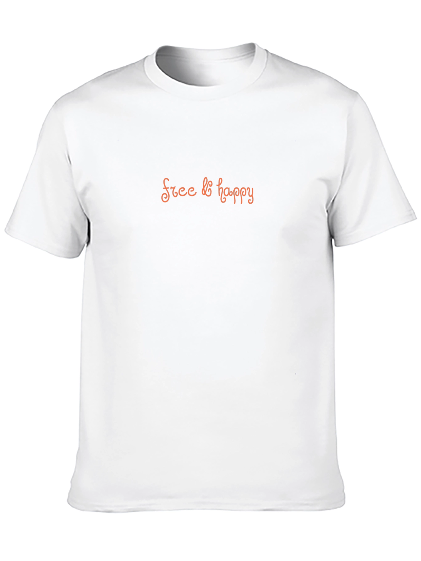 Free & Happy Black Crew Neck T-Shirt