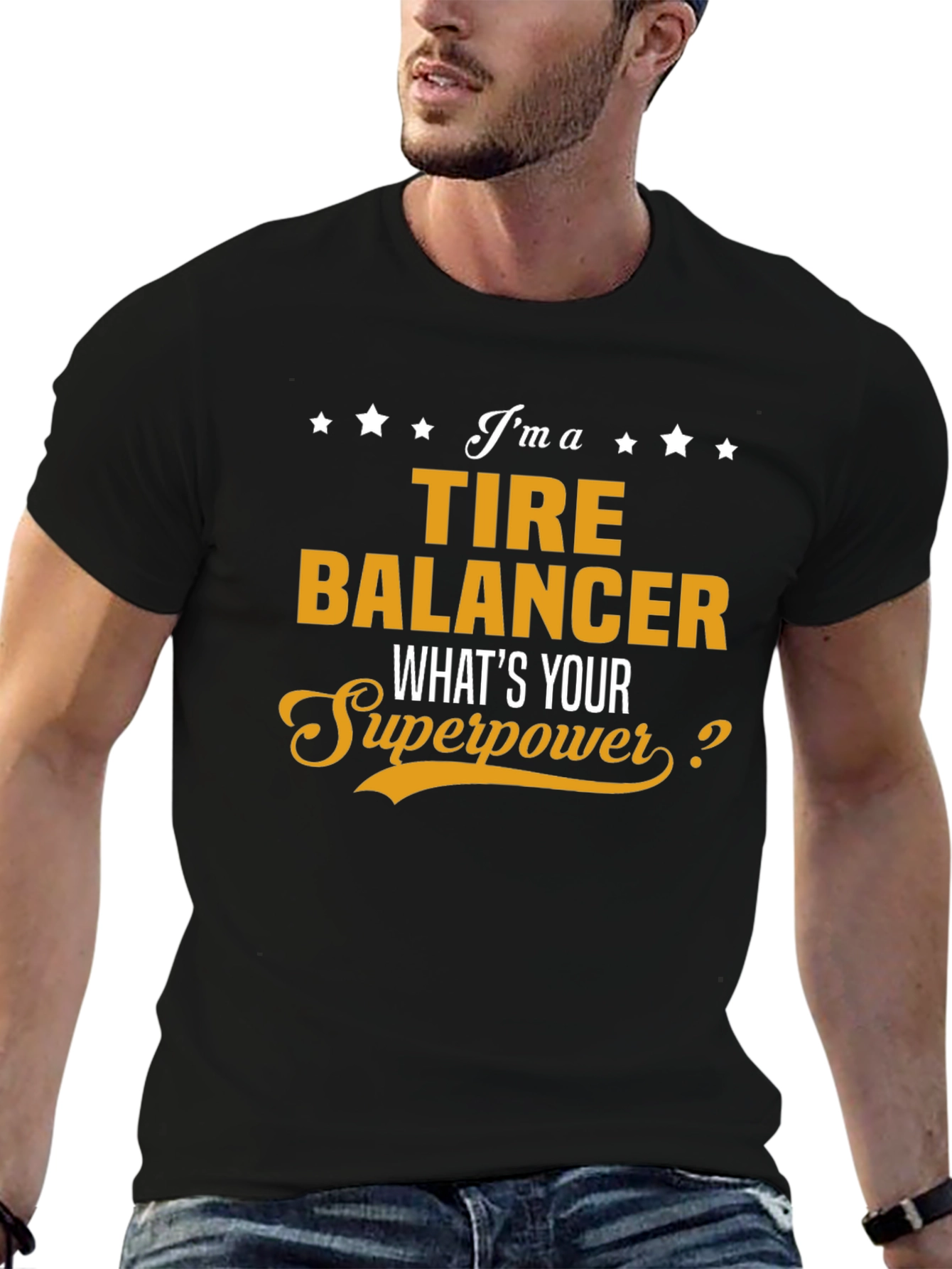 Tire Balancer Superpower Graphic Tee