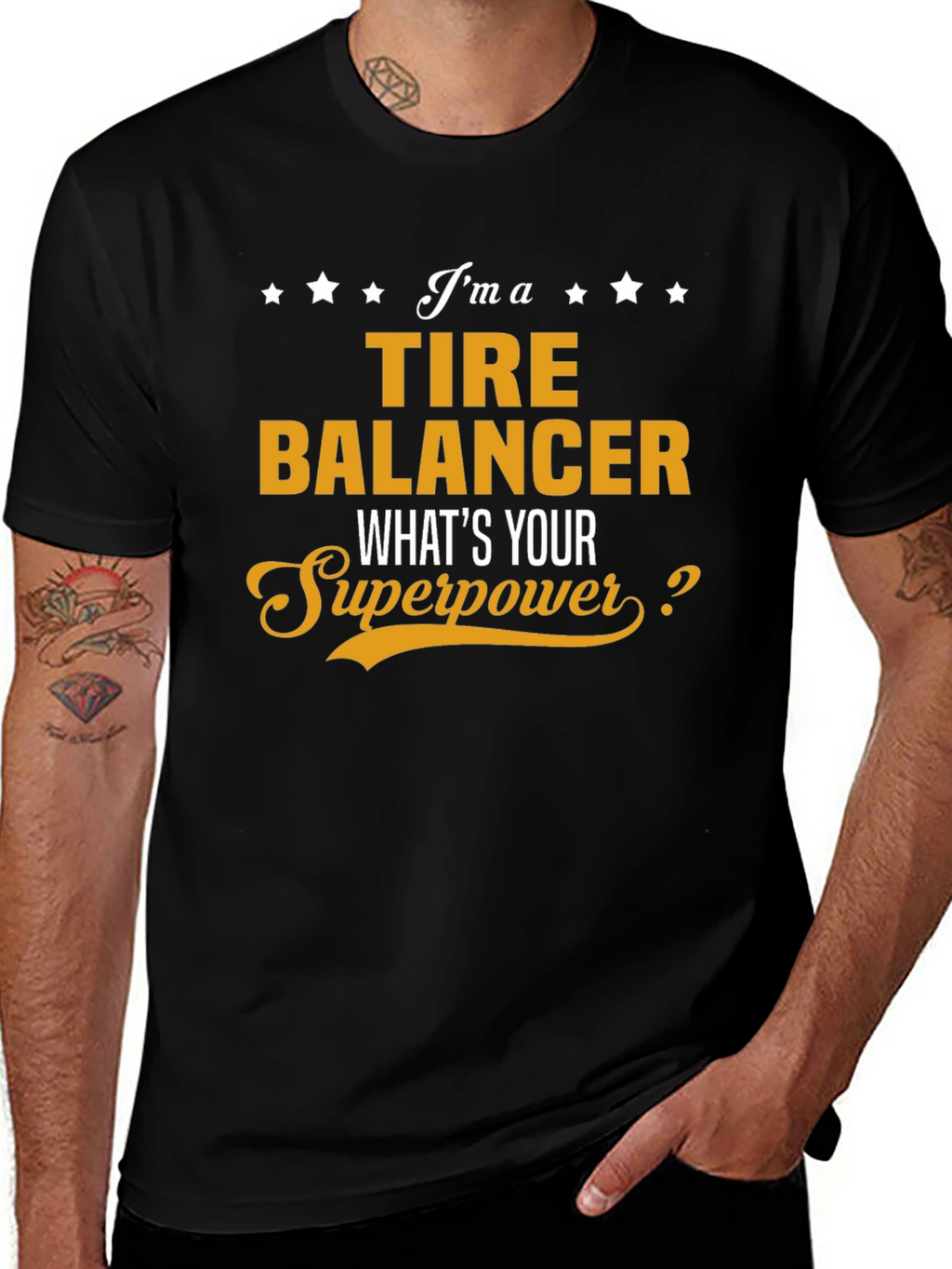 Tire Balancer Superpower Graphic Tee