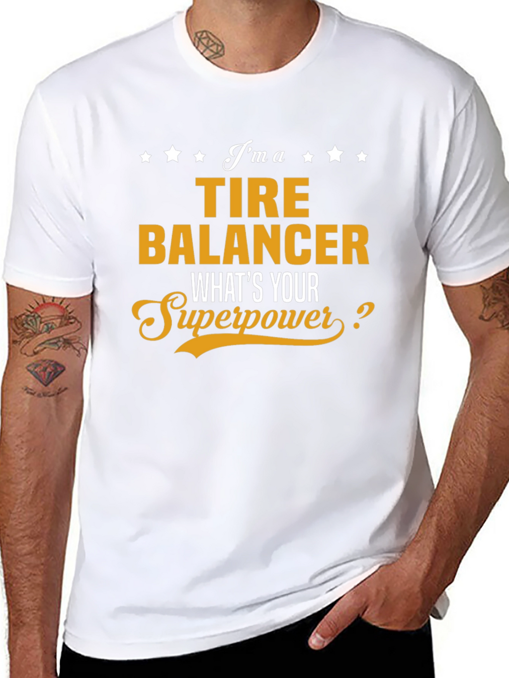 Tire Balancer Superpower Graphic Tee