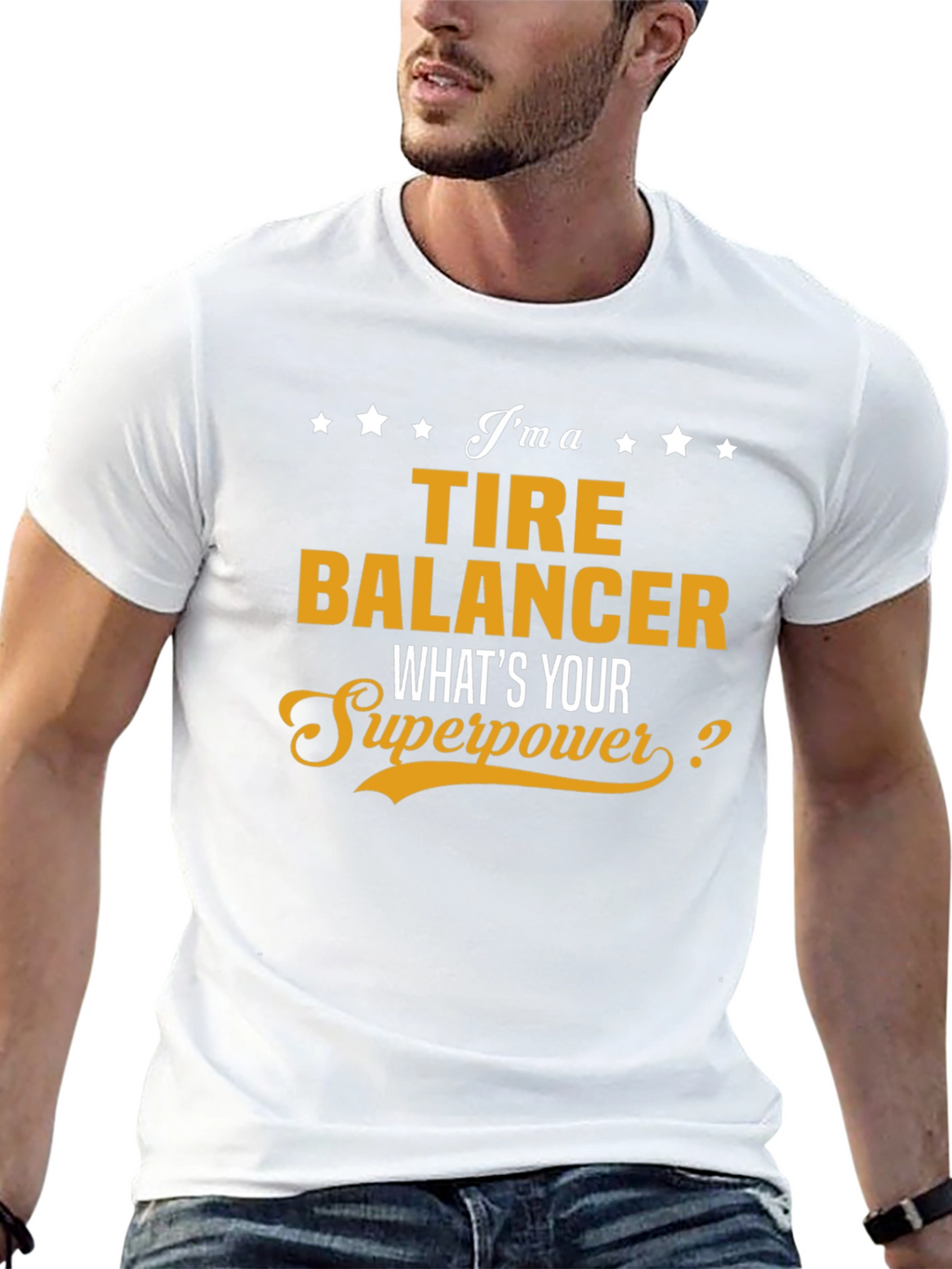 Tire Balancer Superpower Graphic Tee