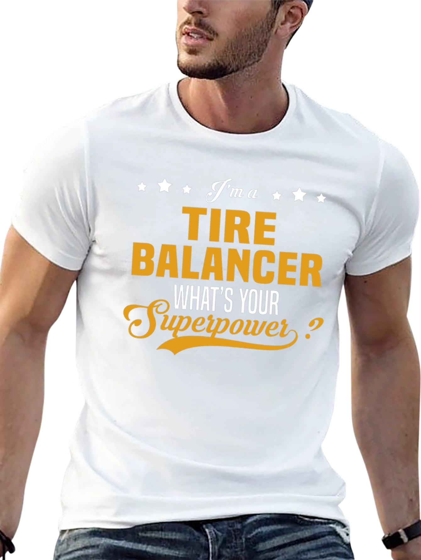 Tire Balancer Superpower Graphic Tee