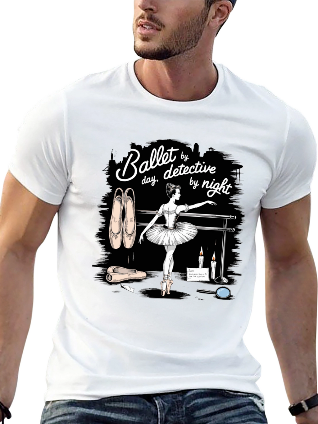 Ballet Detective Graphic T-Shirt